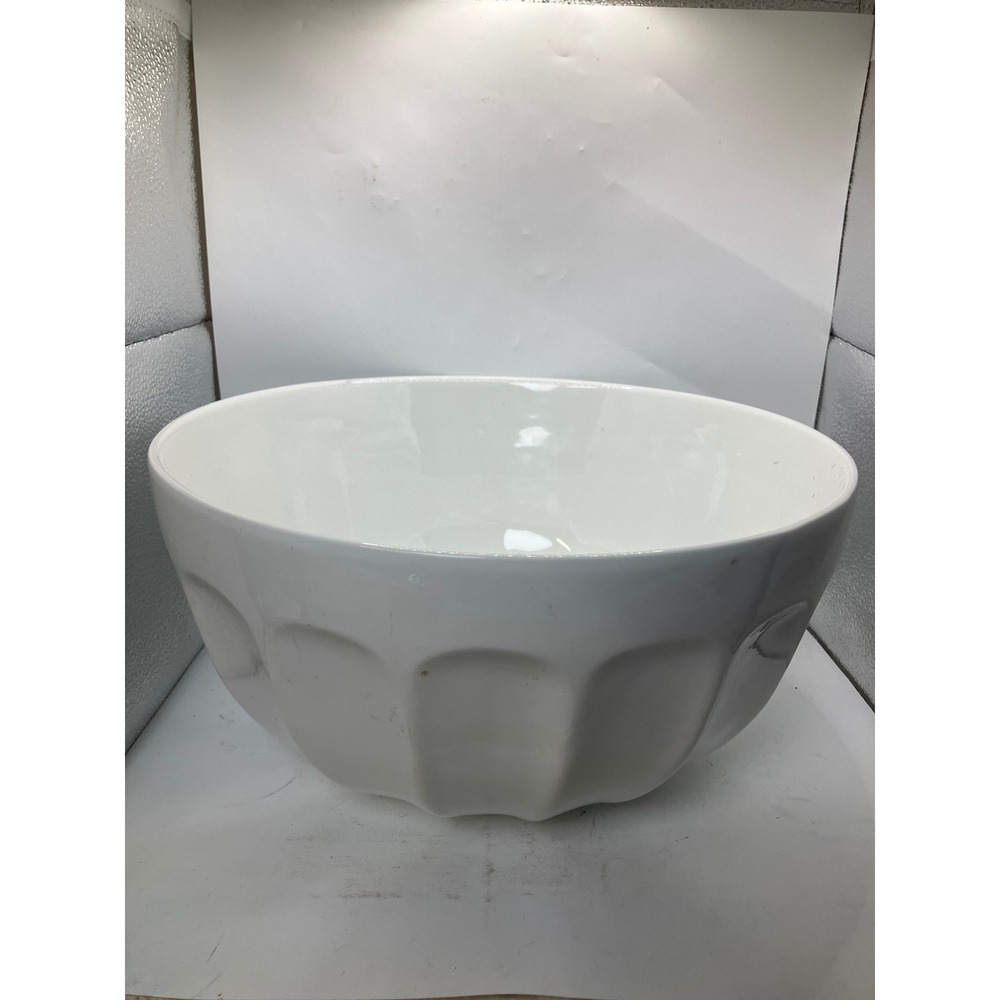 Home‎ Porcelain White Serving Bowl Oven Microwave Dishwasher Safe China